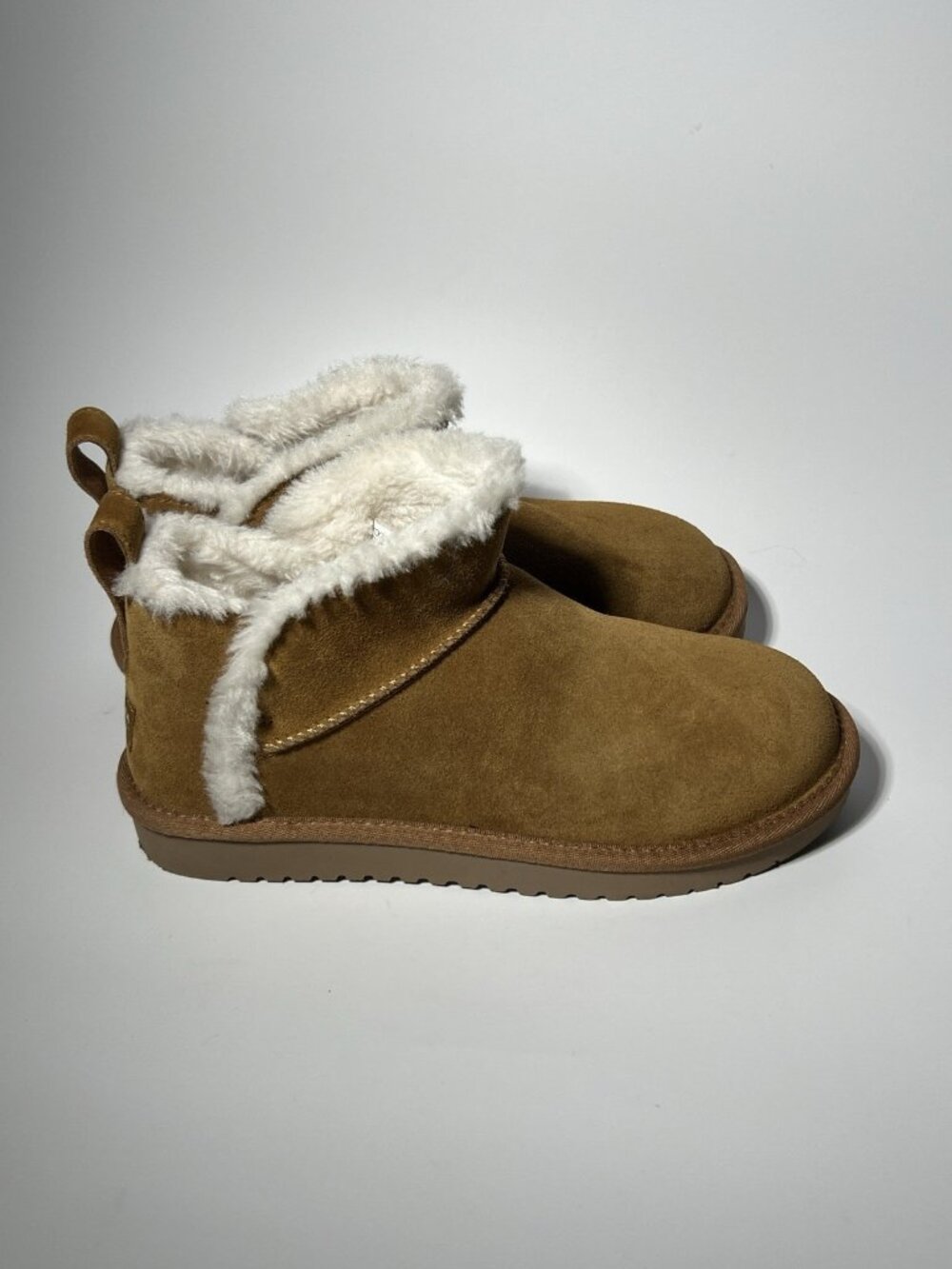 Koolaburra by UGG Skyller Women’s Chestnut Suede Ankle Boots Size 7
